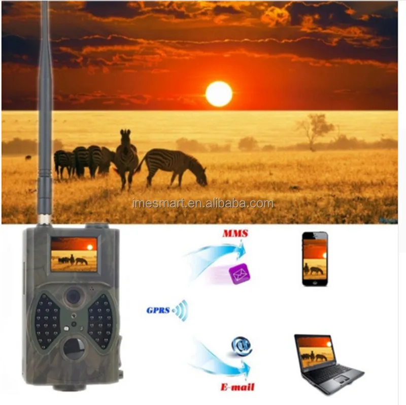 GSM MMS SMS controlled 12mp 1080P Wild Camera HC300M