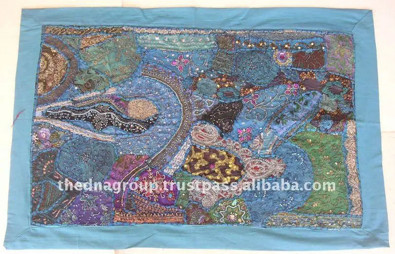 
Indian fabric hangings rugs and tapestry 