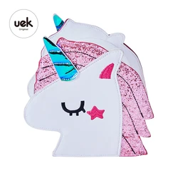 Uek детский Забавный Единорог Рождественский подарок 3d сумка через плечо сумка для девочки сумка