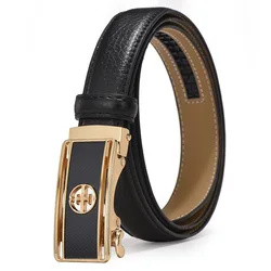 Trendy Factory Price Women Automatic Leather Belt