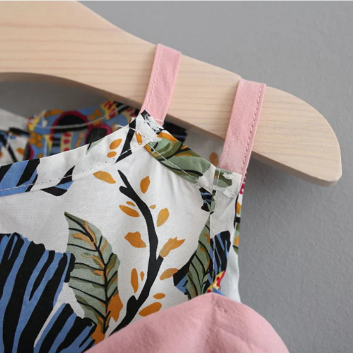 
Hot selling Baby girls 2 pcs clothes infant fashion print clothing sets chinese baby clothing manufacturers 