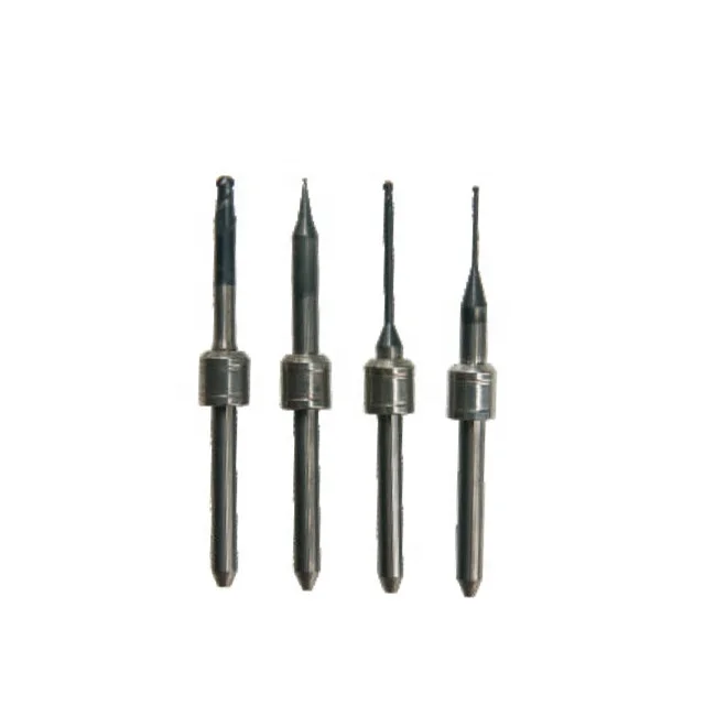 Стоматологический cad cam фрезерный БУР с покрытием постоянного тока для циркониевого блока