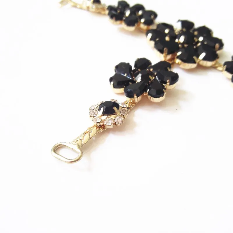 Newest Flower Acrylic Rhinestone Shoes Accessories Decoration