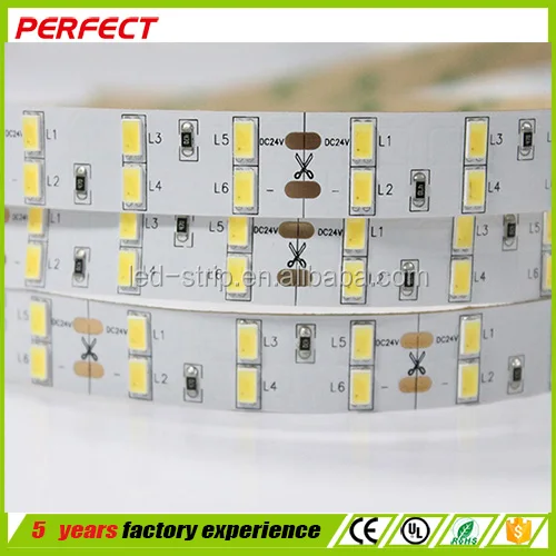 Double Row 120 LEDs/m 5630/5730 Strip Light for Hotel Project with Wi-Fi Controller