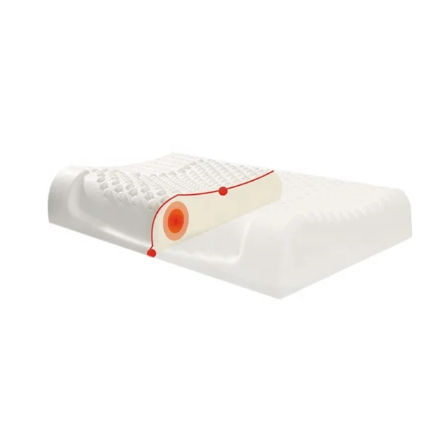 Natural Healthier Sleep Cervical Orthopedic Mold Latex Pillow