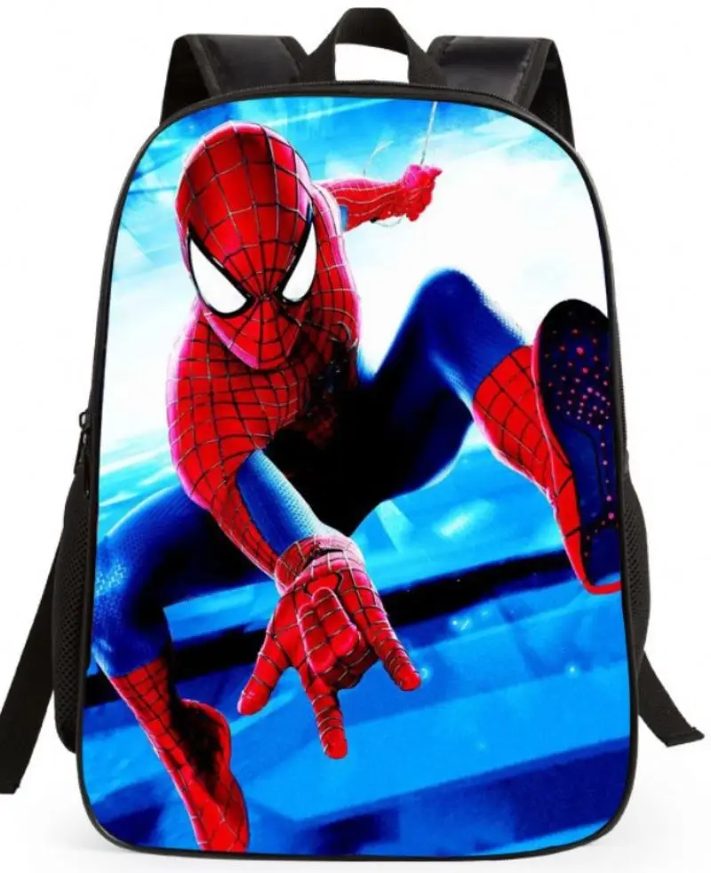 2019 New Arrival Spiderman Cartoon Polyester School Backpacks for Kids