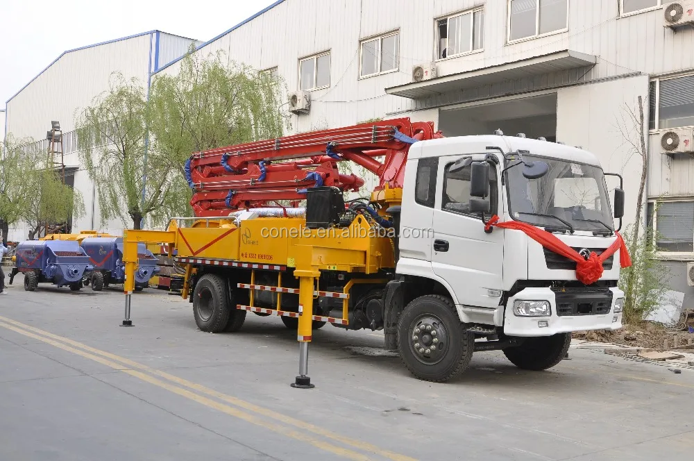 
27m Concrete Boom Pump Truck Series with Dongfeng Shenyu Chassis from China 