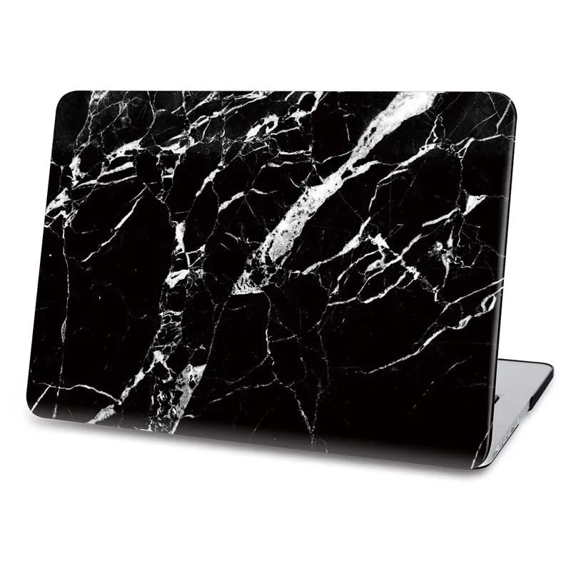 горячие продукты уникальный дизайн рок случае черный мраморный дизайн для mac book случае с отличной устойчивостью к царапинам