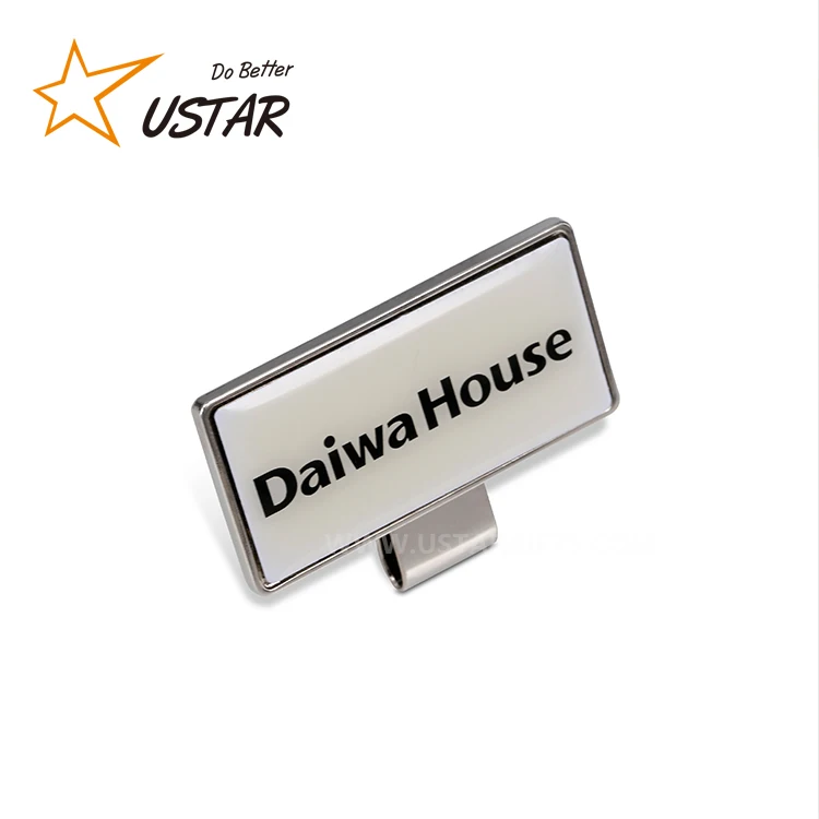 
Wholesale custom magnetic golf ball marker hat clip with custom logo 