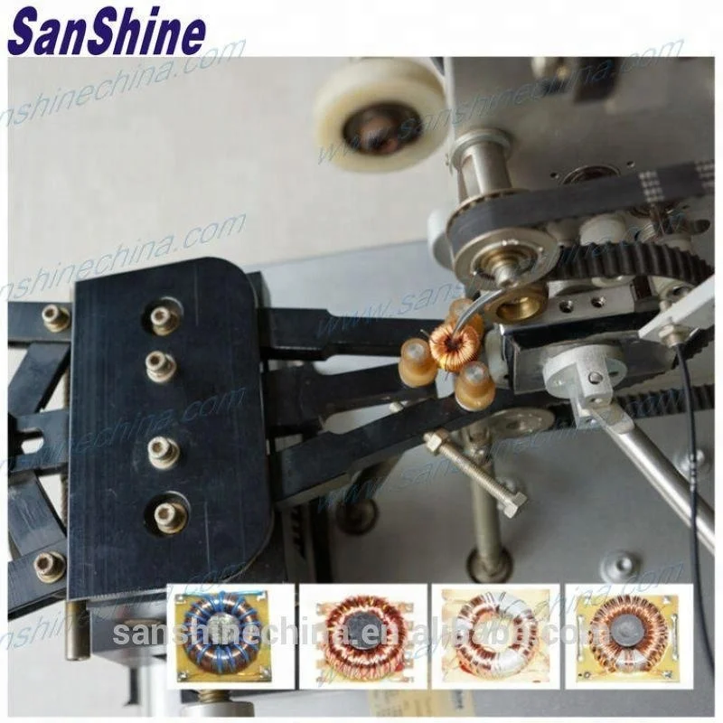 Belt type toroidal EMI SMD filter coil winding machine winder