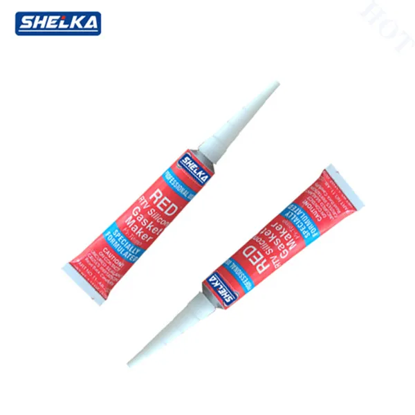 Быстрая доставка оптовая Высокая Температура красный силикон rtv прокладка