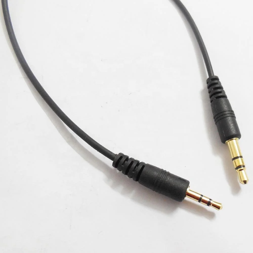 Gold plated 28AWG*3C Audio Adapter 2.5mm To 3.5mm Stereo Cable