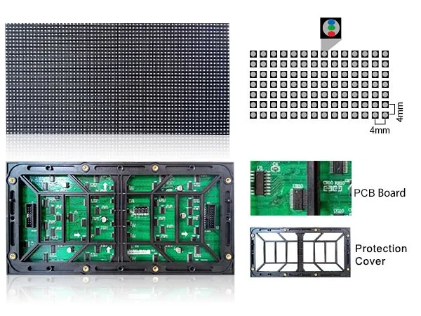  Наружный P5 smd светодиодный дисплей модуль 1 /