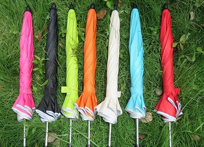 23 inch lady windproof uv protect clamp umbrella for baby carriage PRAM umbrella clamp