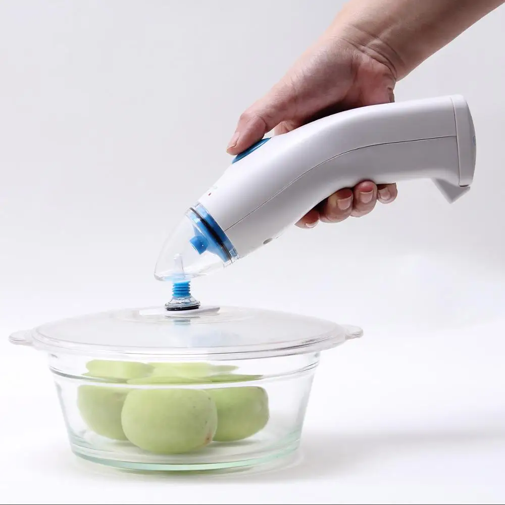 Food Grade Reusable Plastic Vacuum Lids With Pump Vacuum Sealer Lid And Vacuum Seal Cover