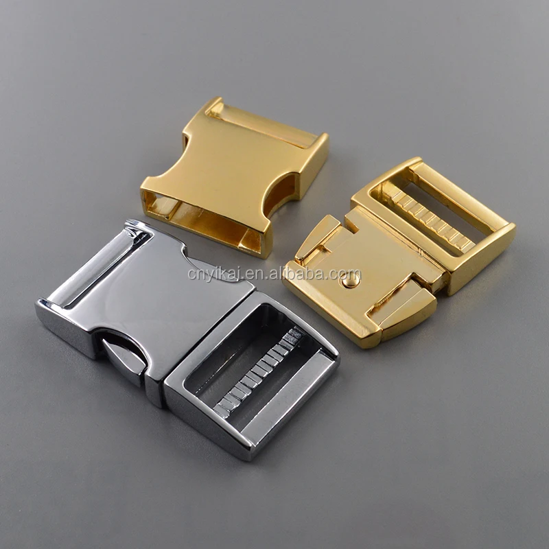Light aluminum side release lightweight buckles for bag accessories