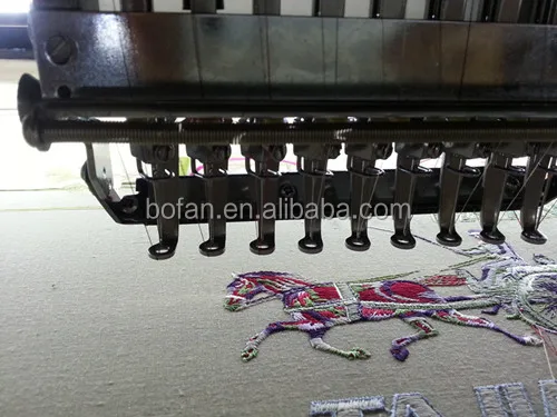 BOFAN 21 heads 9 needles flat Computer Embroidery Machine