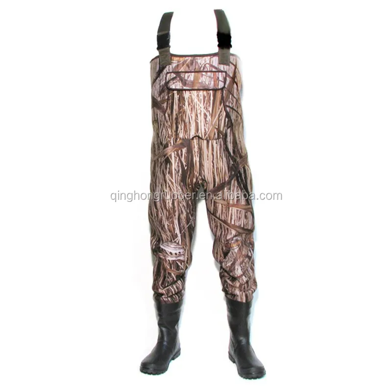 Fashing 100% Waterproof Breathable Neoprenen Wader/Camo Neoprenen Chest Wader