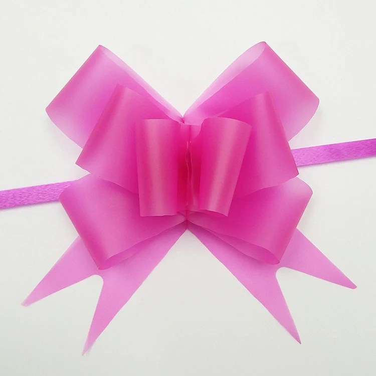 Оптовая продажа, свадебное украшение с атласной лентой-бабочкой, рождественский подарок, ленточный бант