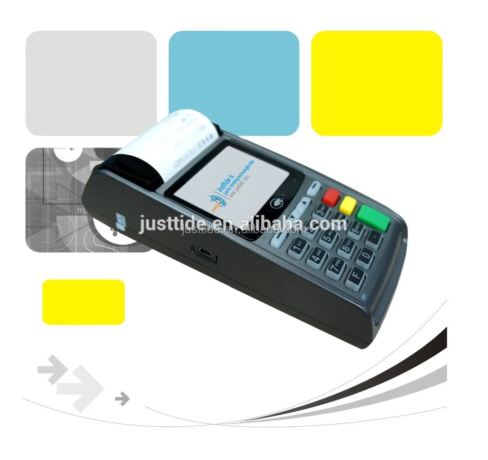 
Justtide Factory Price Mobile Linux System POS Terminal with Printer M3000 