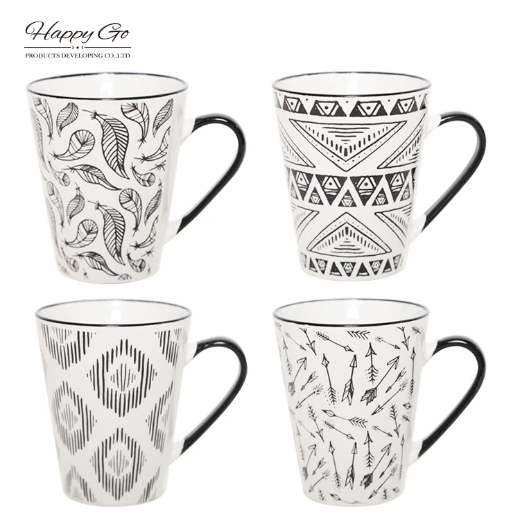 heart design bullet shape porcelain coffee mug/ramantic porcelain cup