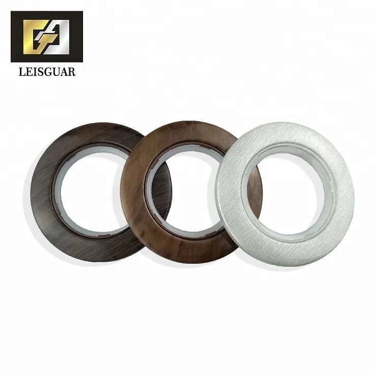 Wooden Decorative Grommet Eyelet Openable Abs Yiwu Accessory Custom Curtain Ring