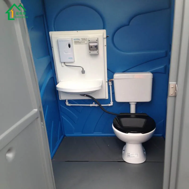 Fiberglass Outhouse Toilet Shower Professional Protection Mobile Toilets For Sale