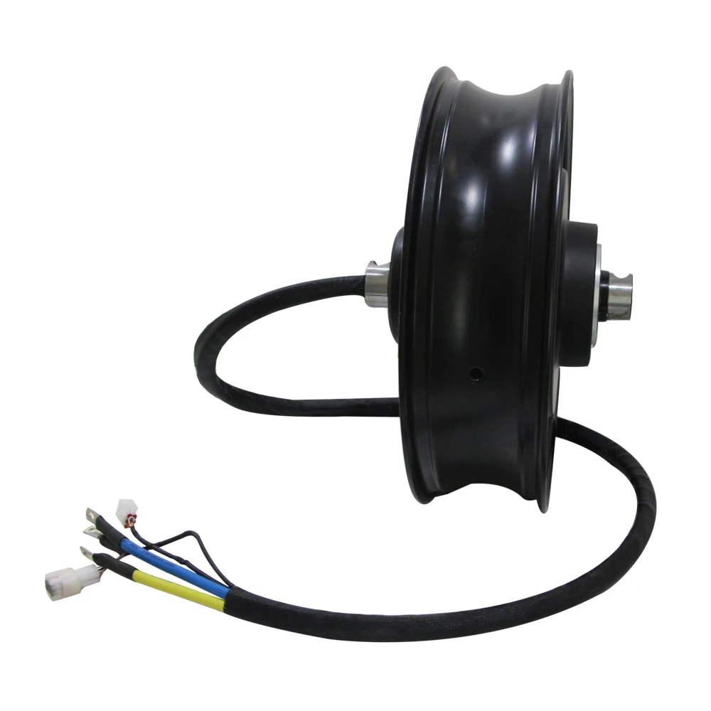 17inch 14kW 273 80H V3 Water Cooled Electric Motorcycle Hub Motor