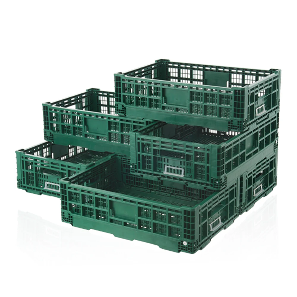 
Cheap wholesale collapsable plastic crates for tomatoes grapes 