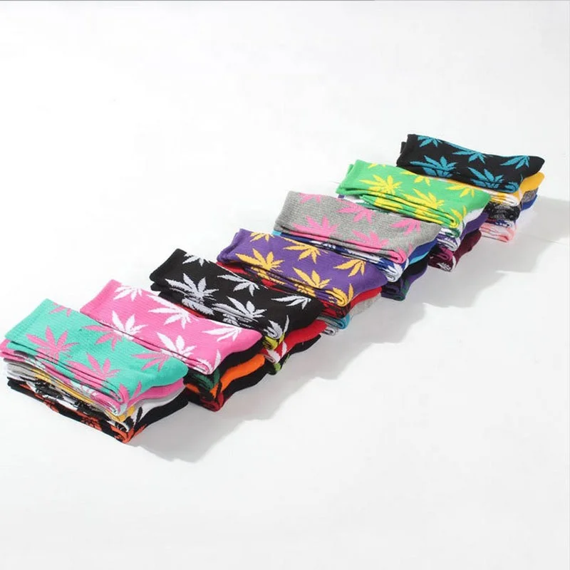 Marijuana Weed Leaf Cotton Socks