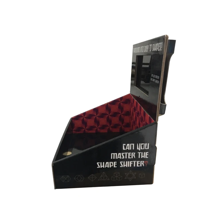 counter top display with LCD video /TV cardboard counter display stand