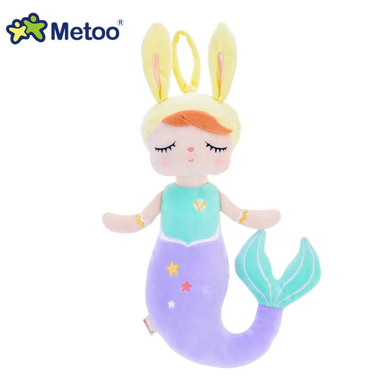 2019 New Style  Plush girls Dolls Lovely Metoo Plush Angela with mermaid tail toy