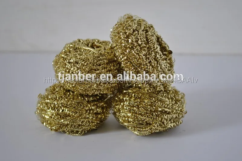 copper cleaning scrubber/copper wire scrubber cleaning ball/brass cleaning ball