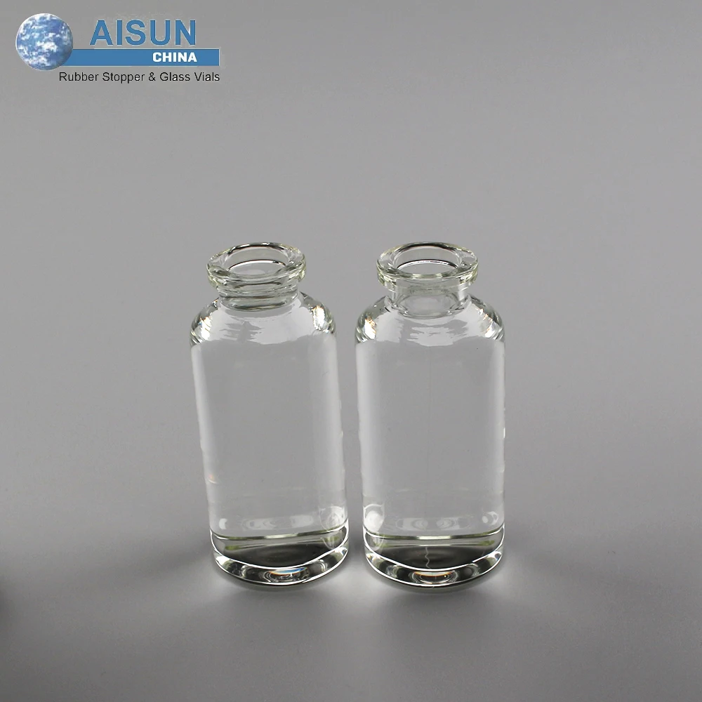 0.5/1/2/5ML Mini Small Cork Stopper 30ML Pharmaceutical Tubular Glass Vial Jars Containers Bottle Wholesale Vial Glass