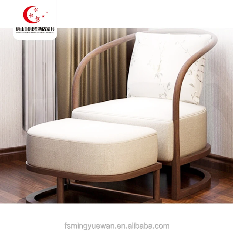Living Room Furniture relaxing chair classic design wooden frame lounge sofa arm chair