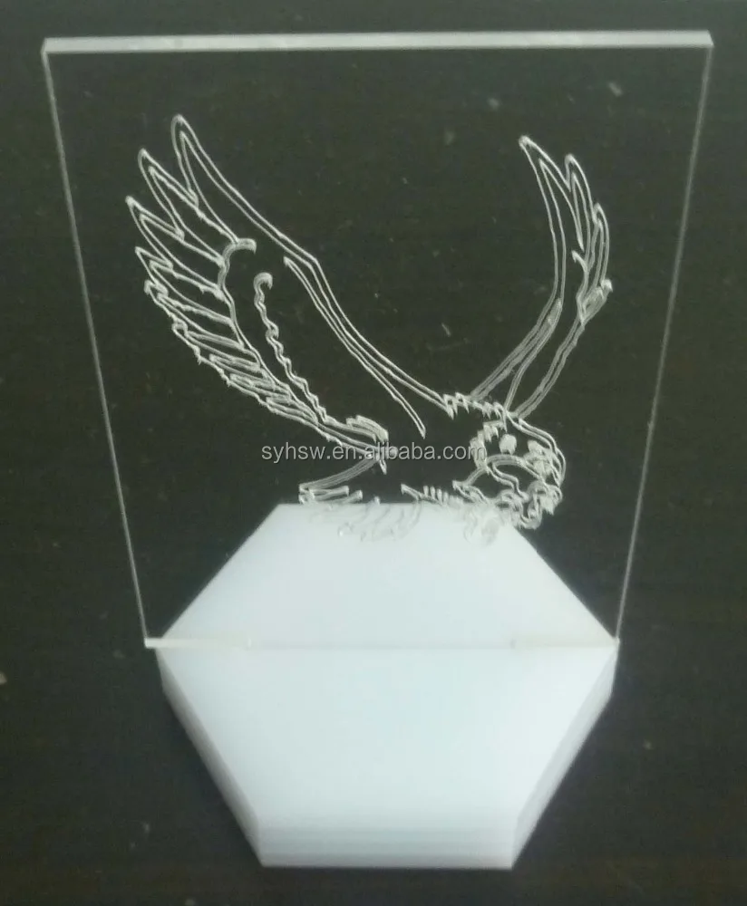 night light for Acrylic sculpture with LED lighting