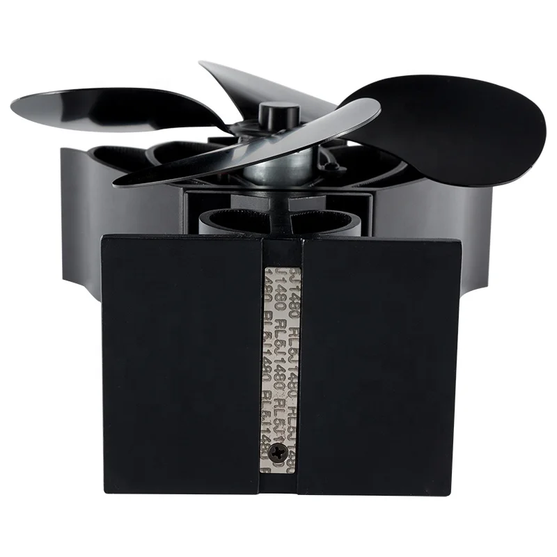 
Sunnily OEM patent high airflow quiet working Heat Powered Eco friendly wood stove fan Log Burner 4 Blades 