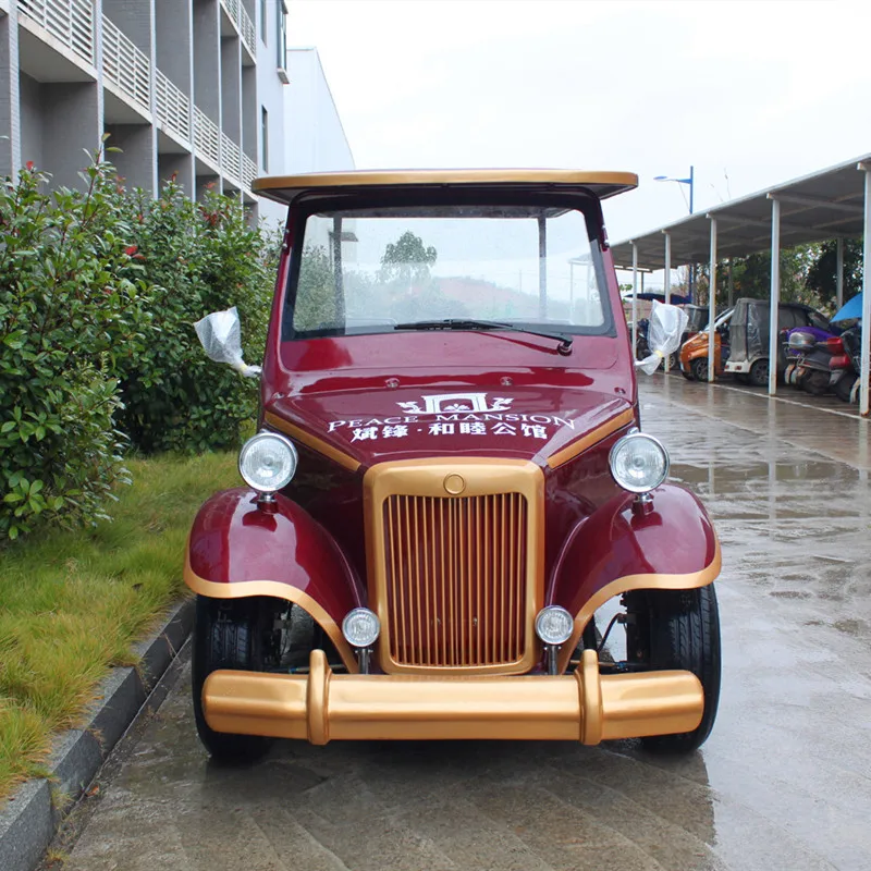 Китайский дешевый Электрический старинный мини-автомобиль на 8 или 12 мест с CE для осмотра достопримечательностей