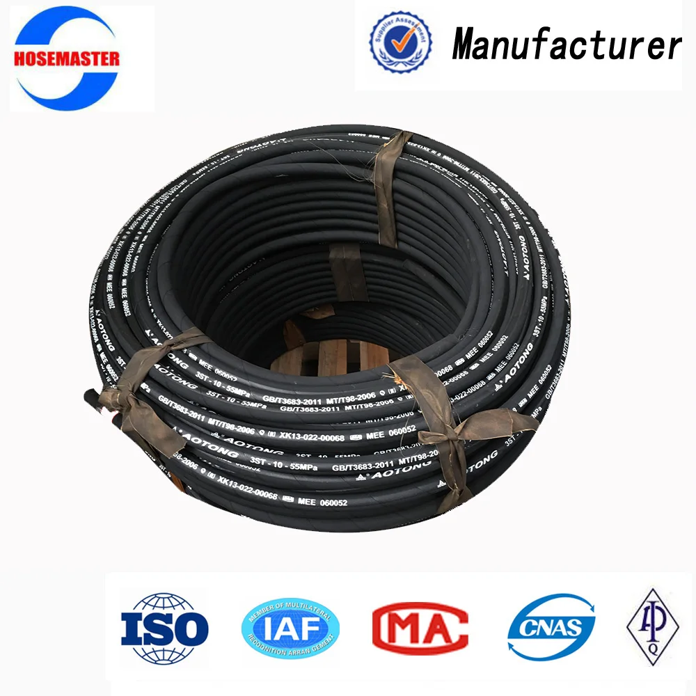 Oil resistant synthetic rubber hose hydraulic hose for high pressure washer
