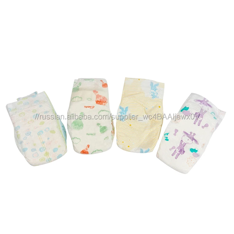 Disposable Breathable Soft Frontal Magic Tapes Baby Diapers
