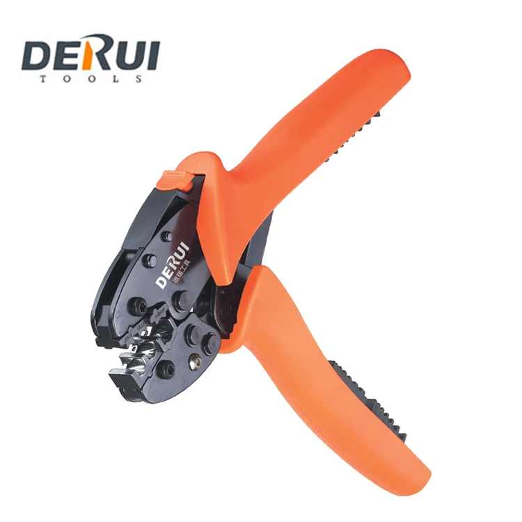 
Ratchet Crimping Tool Crimper Pliers for Electrical Crimps Spade Terminals FSA-056YJ 