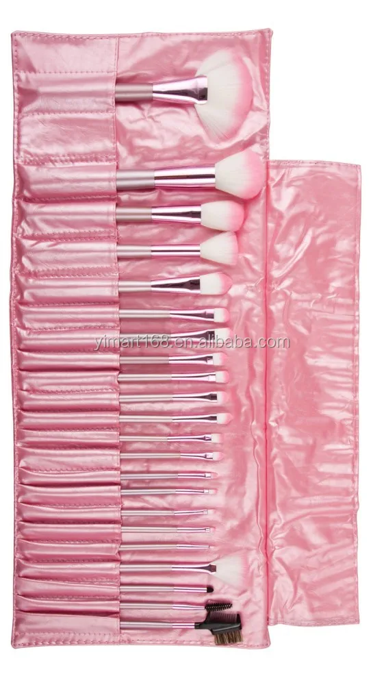 Yimart 22pcs Professional Beauty Needs Cosmetic Makeup Brush Set with Pink Bag Makeup Brush Set