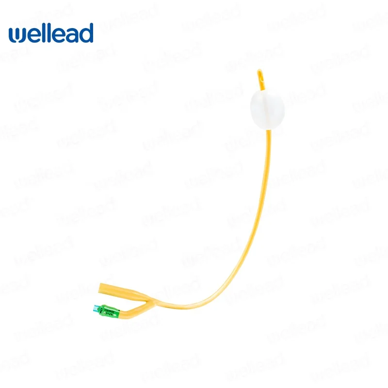 
2-way Latex Foley Catheter silicone coated 