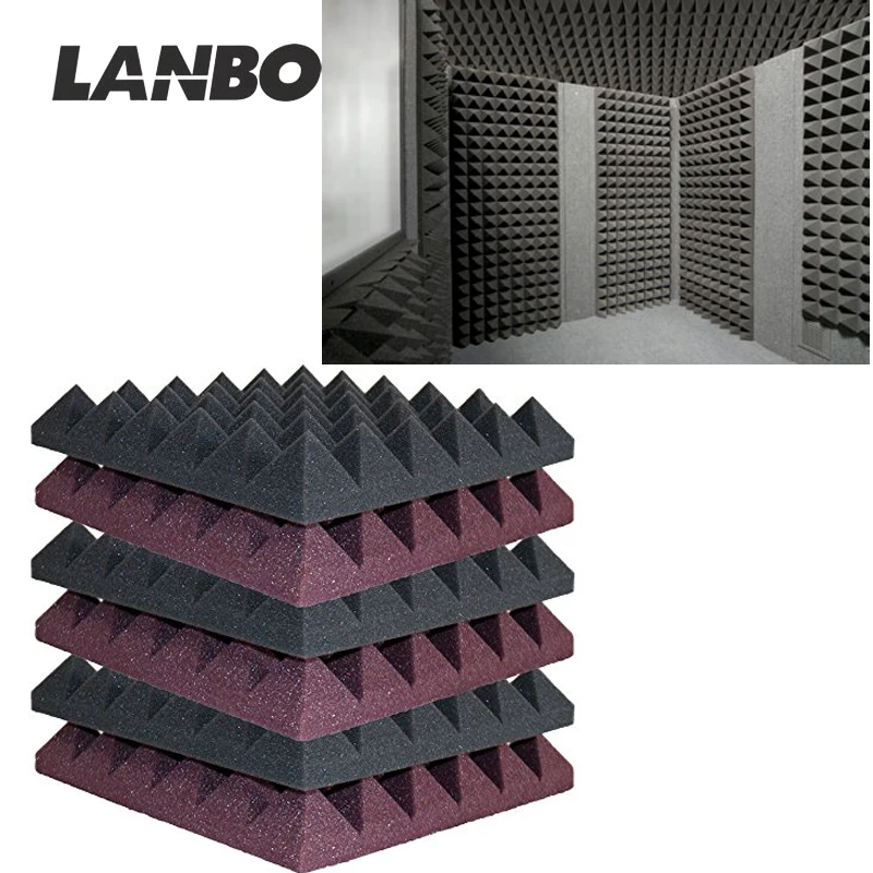 Pyramid shape Studio Soundproof Acoustic Foam, Acoustical Foam Noise Control, Acoustic foam