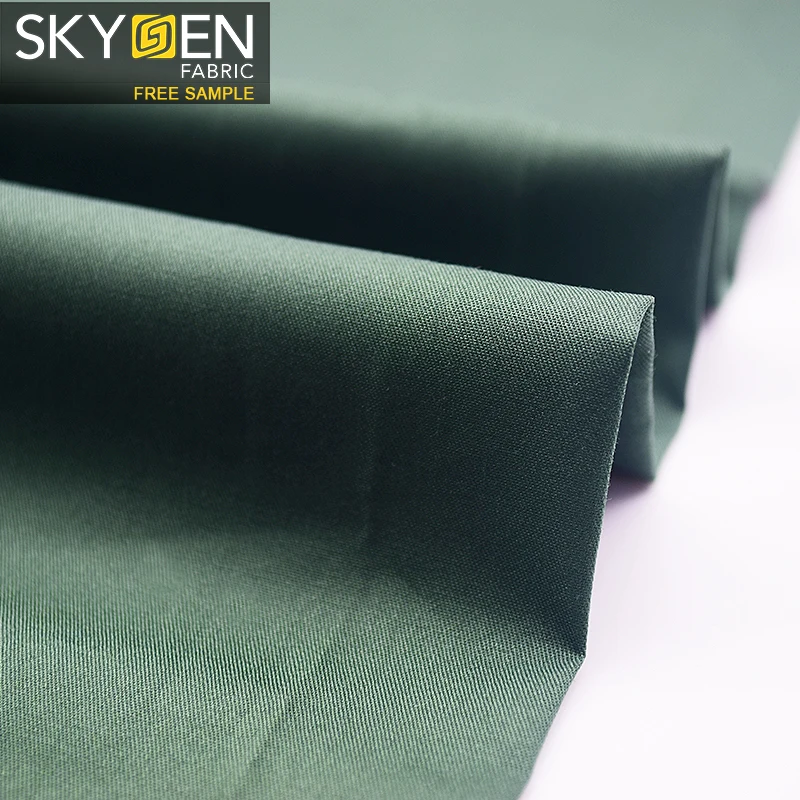 Skygen Guangzhou supplier high quality 100% cotton satin swiss cotton voile fabric
