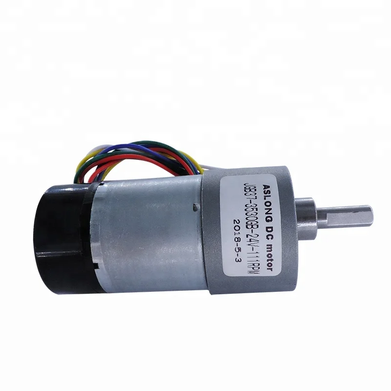 JGB37-3530GB Mini DC Gear Electric Motor With Encoder and Cover  dc gear motor 37mm eccentric shaft output for diy