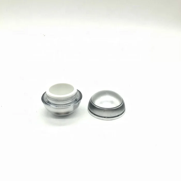 Mini 5g ball shaped cream / small plastic boxes / empty cosmetic cream container