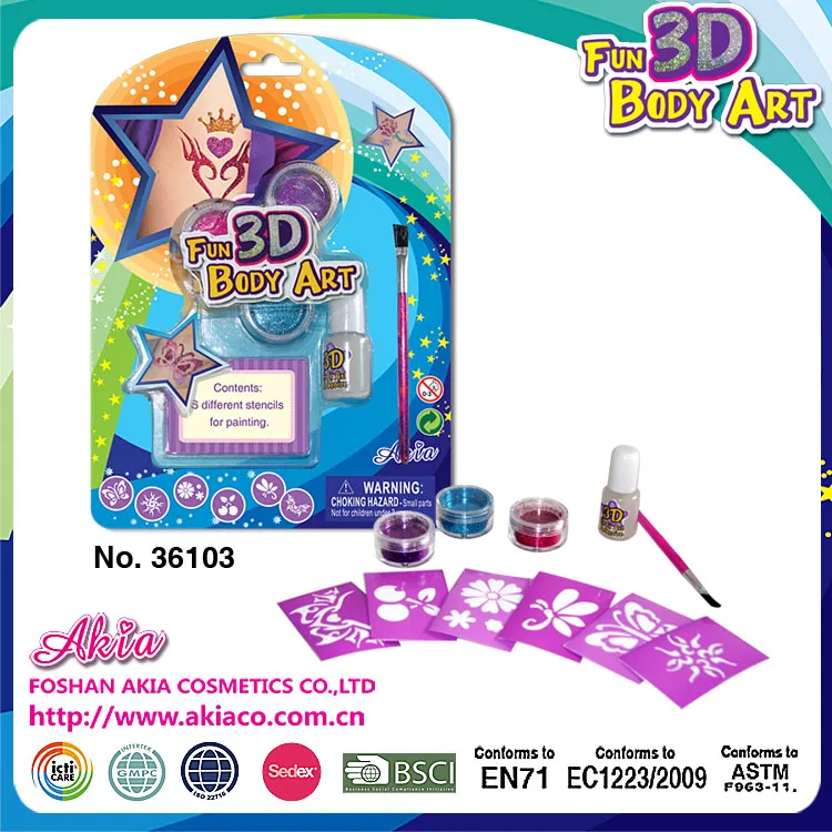 забавные красочные красоты краски с забавными временные татуировки