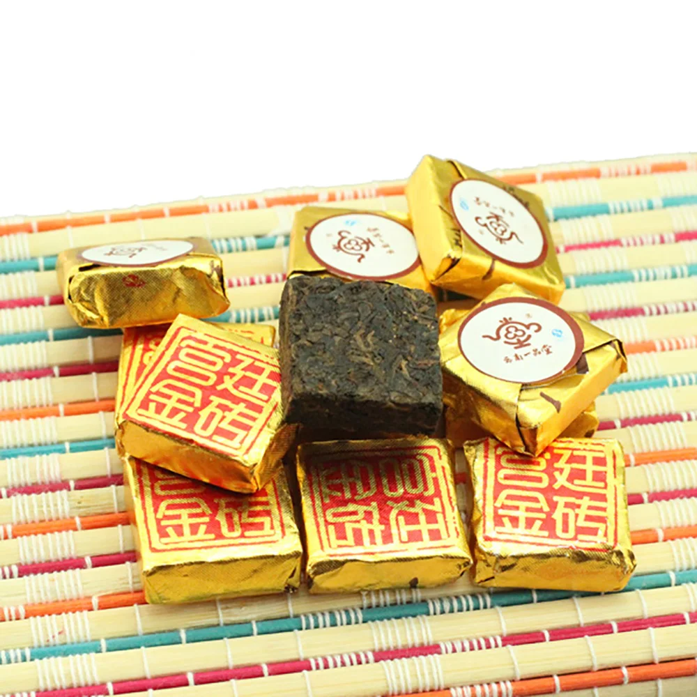 
Chinese puer tea weight loss 8 to 10g tea square puer tea 