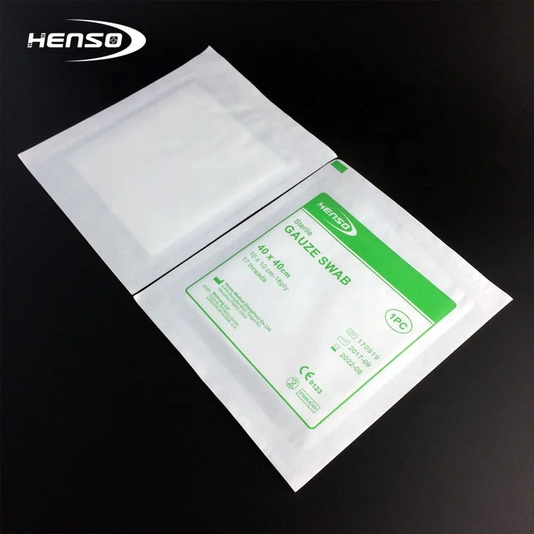 
Disposable Sterile Pure Cotton Gauze Swab 
